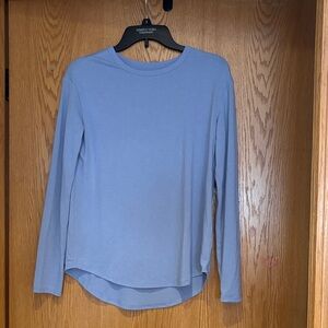 SO, juniors pastel purple long sleeve shirt, Small